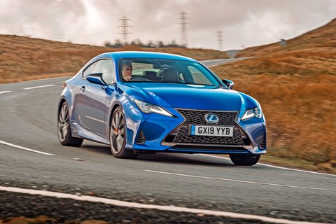 Lexus RC LTT front cornering 2