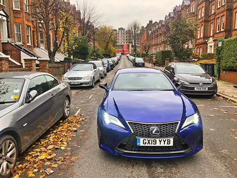 Our Lexus RC in London town