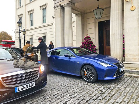 Lexus RC meets the Lanesborough Hotel in London