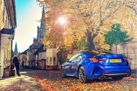 James Taylor and the CAR magazine Lexus RC coupe