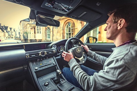 Lexus RC LTT interior