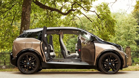 2019 BMW i3 with doors open