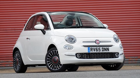 Fiat 500C - four seater convertible available on Motability with no extra payment