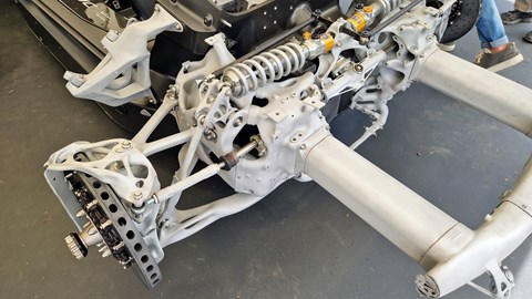 Czinger C21 at  Goodwood Festival of Speed 2024, Bio-Logic 3D printed front suspension components
