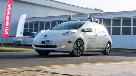 The autonomous Nissan Leaf