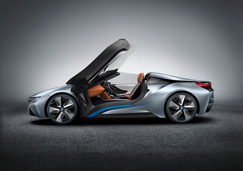 The previous BMW i8 Spyder concept car from 2012