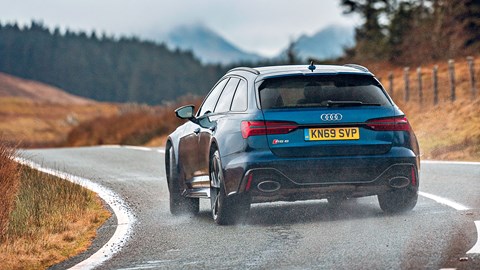 Audi RS6 Avant: yes, it'll oversteer on a wet enough road