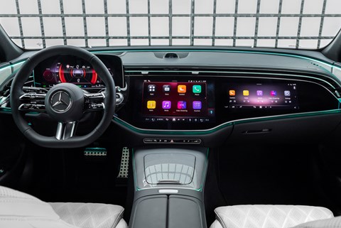 New Mercedes E-Class Superscreen