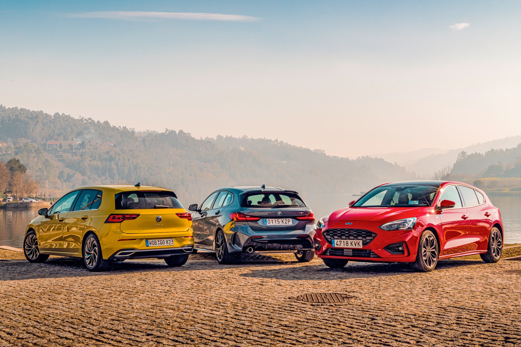 VW Golf vs BMW 1-series vs Ford Focus (2020) triple test review