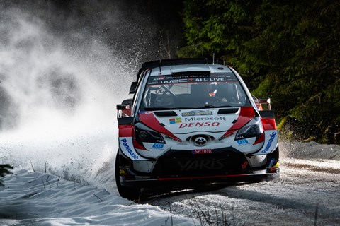 Elfyn Evans snow