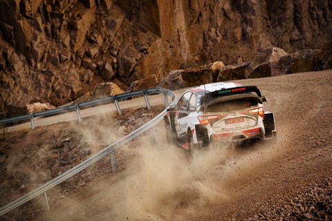 Elfyn Evans cornering