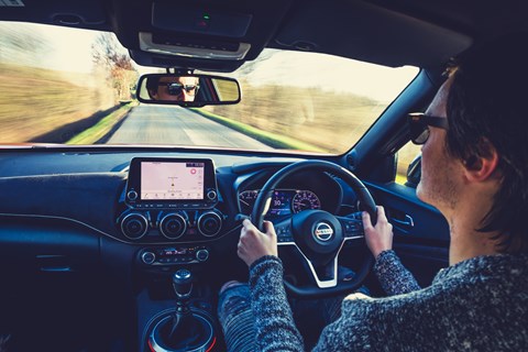 Nissan Juke LTT Jake driving