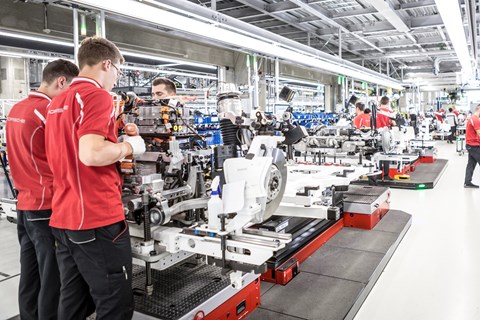 Porsche Taycan factory