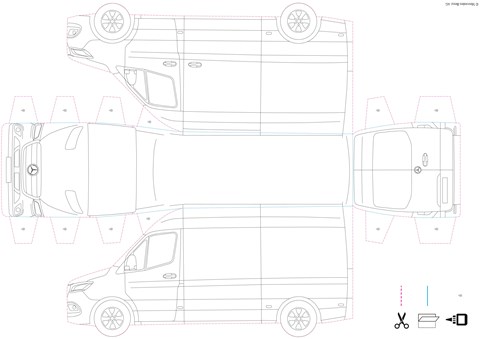 Mercedes-Benz Sprinter cut-out