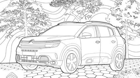 car sketch clipart to colour 17cm long  This clipart drawi  Flickr