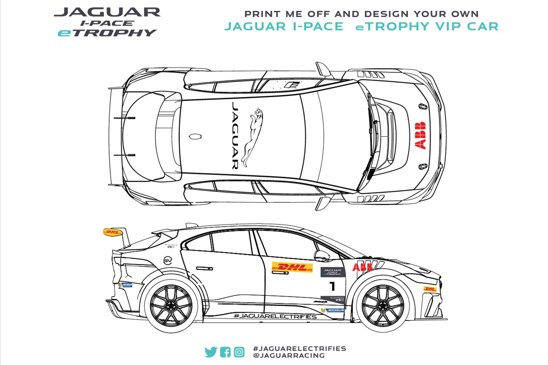 jaguar car coloring pages