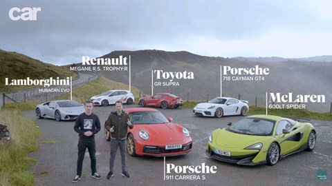 CAR's Sports Car Giant Test 2019