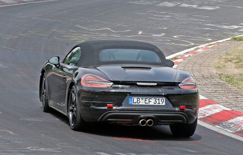 The new 718 Boxster out on test