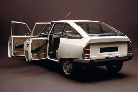 Citroen GS was roomy for luggage and passengers