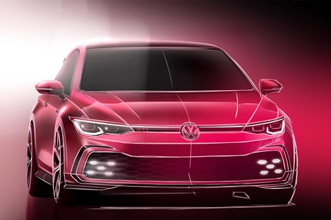 Golf GTi design sketch