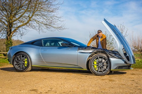 DB11 LTT bonnet open