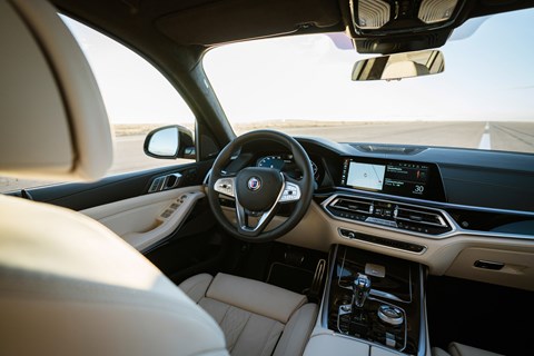 XB7 interior