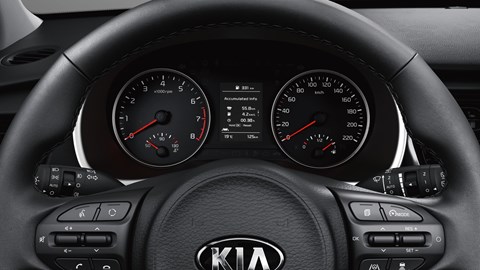 2020 Kia Rio facelift - dials