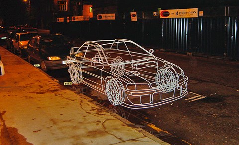 Wireframe Impreza by Benedict Radcliffe