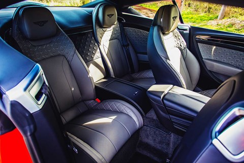 2+2 seats in the Bentley Continental GT