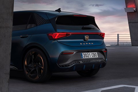 cupra born rear