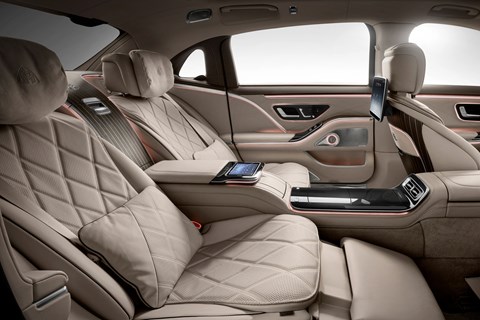 Maybach S-class rear seats