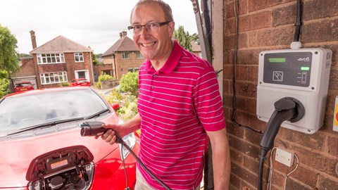 Electric car charging at home - home wallbox