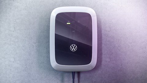 Electric car charging at home - VW charger