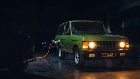 Lunaz converts the Range Rover as part of a bare metal restoration