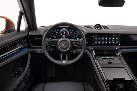 New Porsche Panamera - third-generation model, driving position