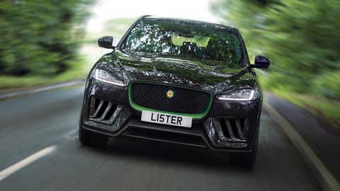 Lister Stealth - front view, driving, suspiciously photoshopped