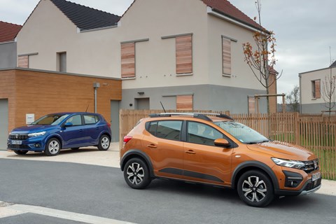 Dacia Sandero and Stepway (2021) main view