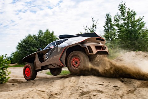 audi dakar jump