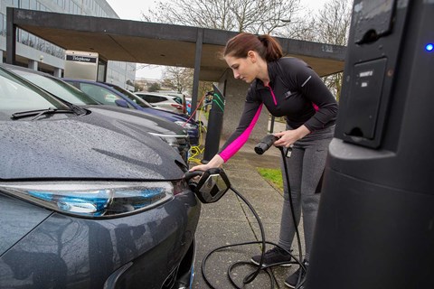 Charging an electric car: still a stumbling block for many considering an EV (Getty)