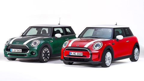 Mini Hatch pre- and post-2021 facelift