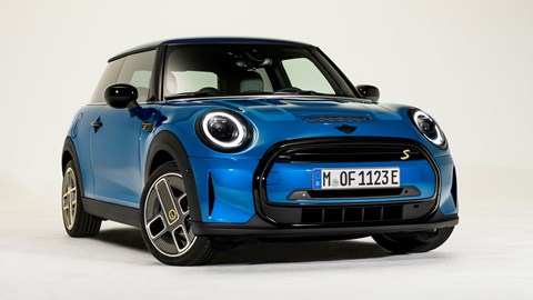 2021 Mini Electric front three-quarter