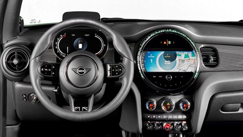 2021 Mini Hatch dashboard