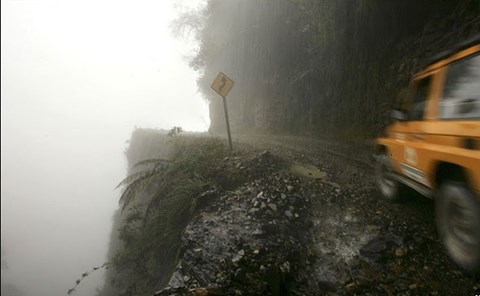 Bolivian road of death