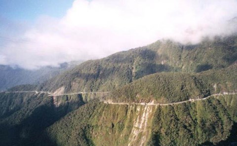 Bolivian road of death