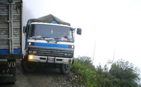 Bolivian road of death