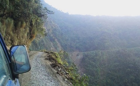 Bolivian road of death