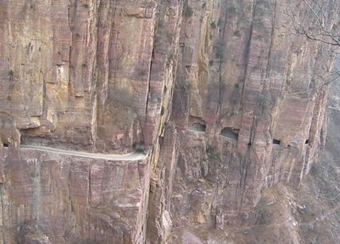 Guoliang Tunnel in Taihang mountains (China)