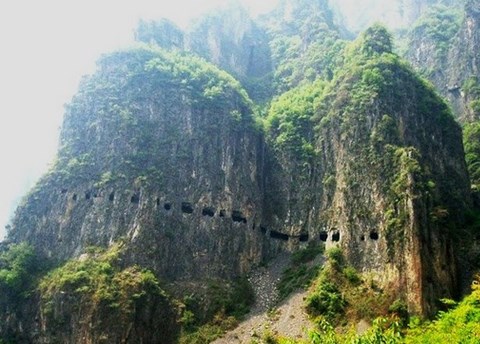 Guoliang Tunnel in Taihang mountains (China)