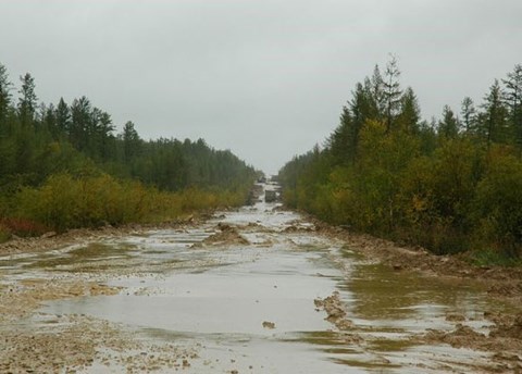 Russian Siberian Road to Yakutsk