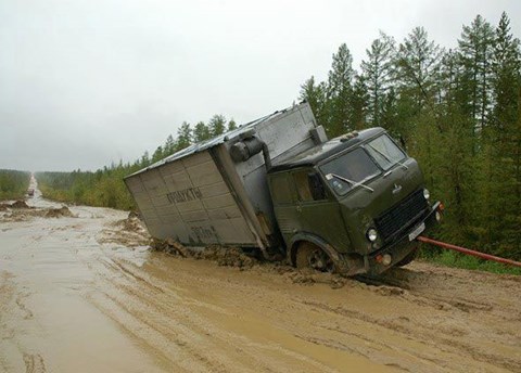 Russian Siberian Road to Yakutsk